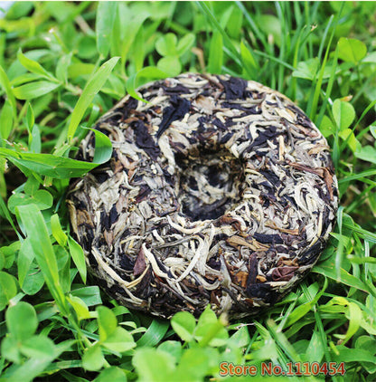 100g Kai Cheng Sheng Pu Er Tea Mini Cake Fragrant White Moonlight Old Pu Er Tea-