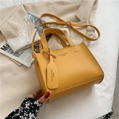 Soft Leather Crossbody Bag Women Solid Color Shoulder Purse Trendy Handbag Green
