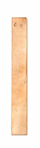American Educational Flat Copper Electrodes, 5" Length x 3/4" Width