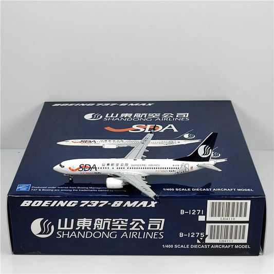 1:400 JC Wings SDA BOEING B737MAX8 Passenger Airplane Diecast Aircraft Model