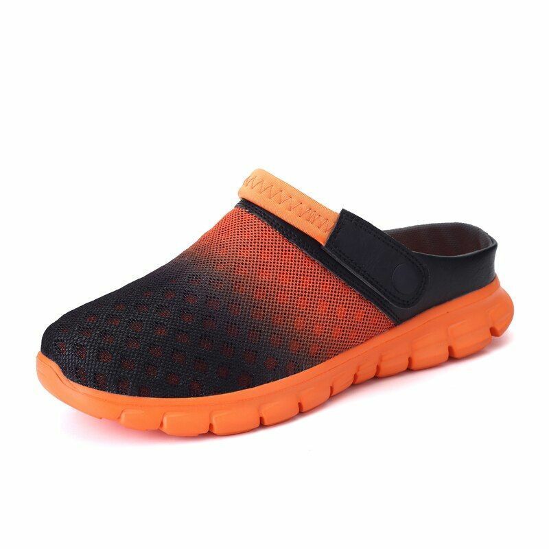 Summer Sandals Mesh Shoes Breathable Beach Slippers Water Hollow Wading Clogs