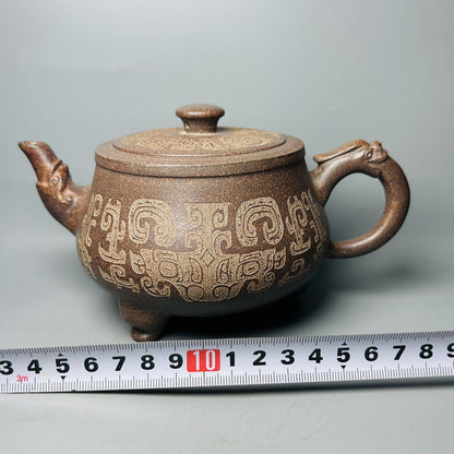Vintage Chinese Yixing Purple Clay Teapot Zisha Ceremony Fashion Teacups Teapots