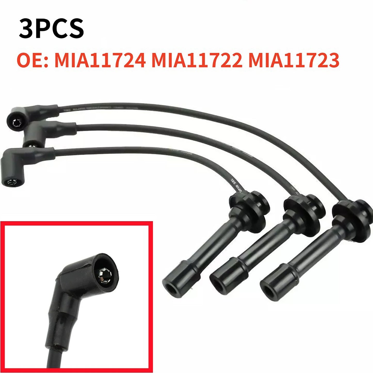 Replacement Spark Plug Wire For John Deere 825i S4 MIA11722 MIA11723 MIA11724