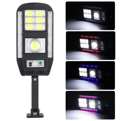 Big Solar PIR Motion Sensor Garden Wall Light Security Flood Light Street Lamp