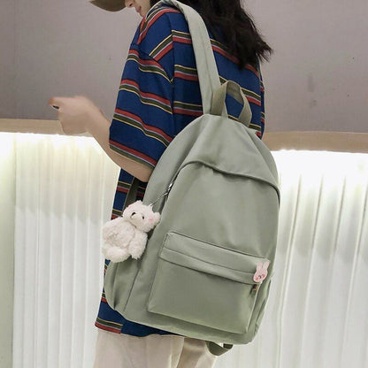 Backpack Waterproof Nylon School Travelling Bags 30*14*40 CM Nylon Orange/Pink