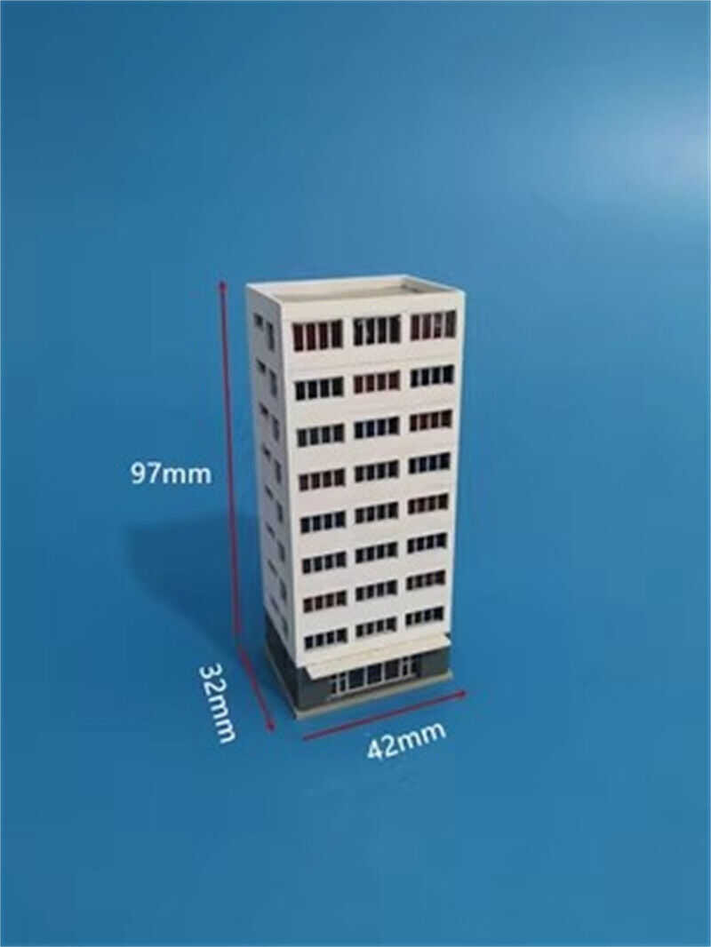 1/300 Scale Railway Station Scene Building City High-Rise Building Model Toy