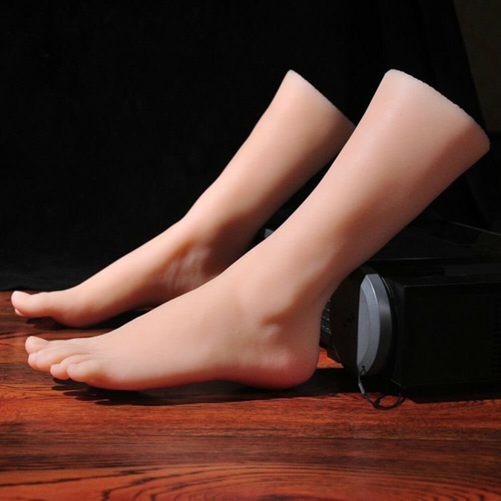 Mannequin Feet Model Left Leg Silicone Right Display One or Lifelike Female