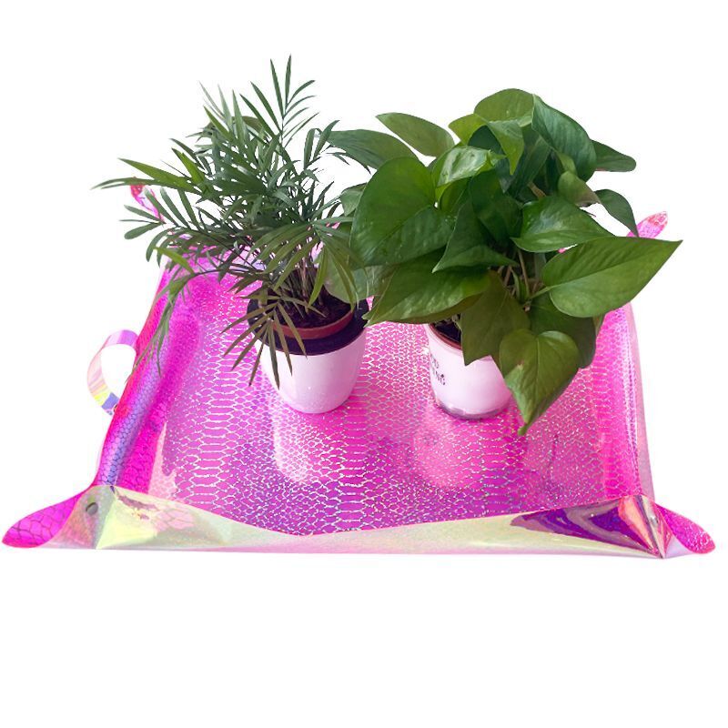 Planting Mat PVC Holographic Gardening Potting Pad Foldable Garden Tools 68x50cm
