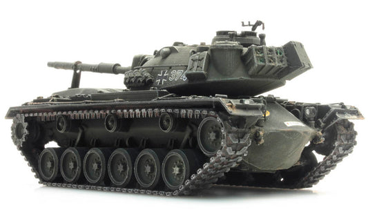 ARTITEC BRD M48 A2 G A2 Yellow olive rail transport BW 1/87 FINISHED MODEL TANK