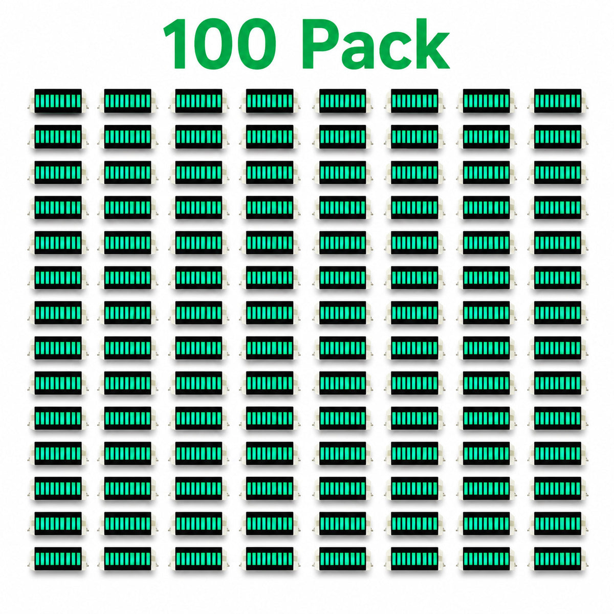 LED Bar Graph Green - Pack of 100