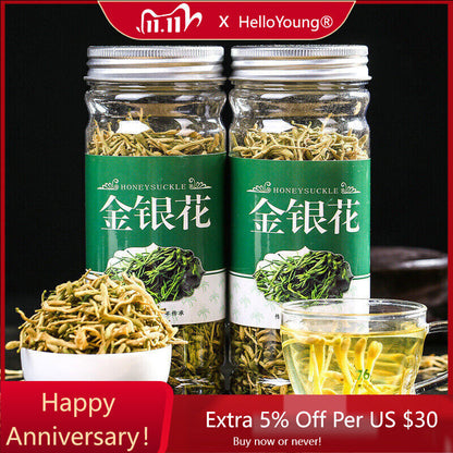 Jinyinhua Chinese Organic Flower Tea Natural Honeysuckle Healthy Herbal Tea40g-