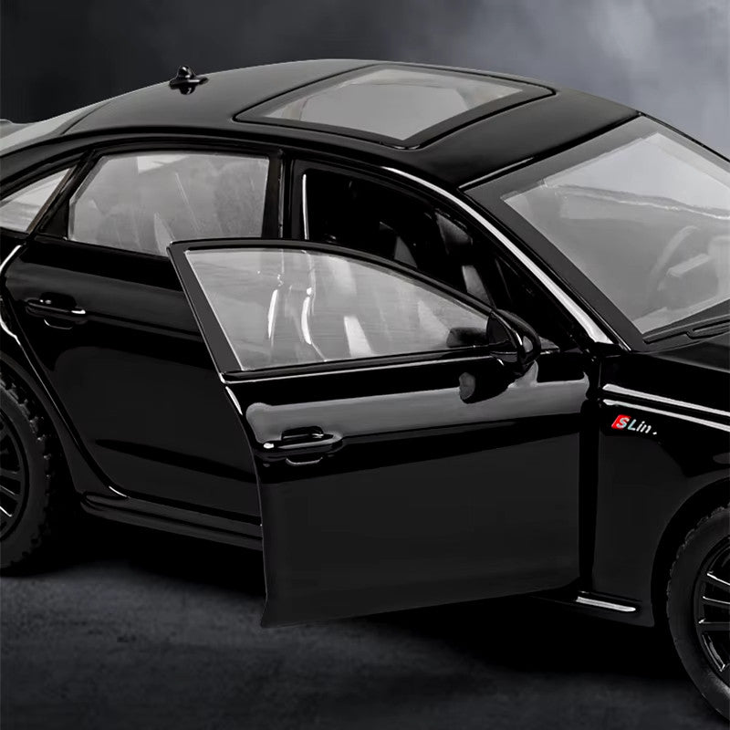 1:32 2024 AUDI A4 Alloy Car Model Diecast Metal Vehicles Car Model High Simulati