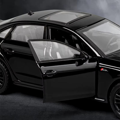 1:32 2024 AUDI A4 Alloy Car Model Diecast Metal Vehicles Car Model High Simulati
