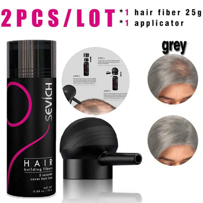 Keratin Hair Fiber Set 25g with Applicator