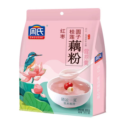Chinese Lotus Root Powder Red Date Longan Lotus Seed Powder 600g