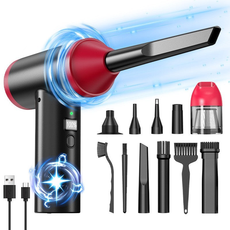 Cordless Dust Blower&Vacuum-Compact Dual-Function Cleaner for Car/Keyboard/home