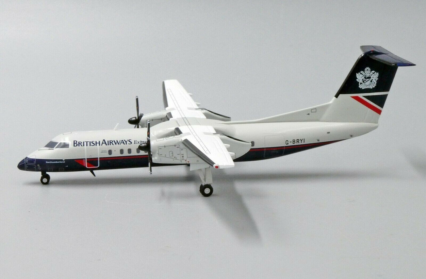 1:200 JC Wings BRITISH AIRWAYS Bombardier Dash 8 Q300 Airplane Diecast Model