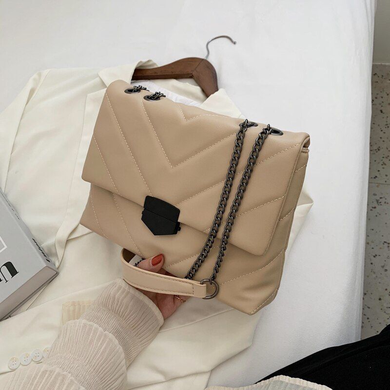 Crossbody Bag Fashion Shoulder Pouch Handbag Purses Handle 19.5*28*8 CM Leather