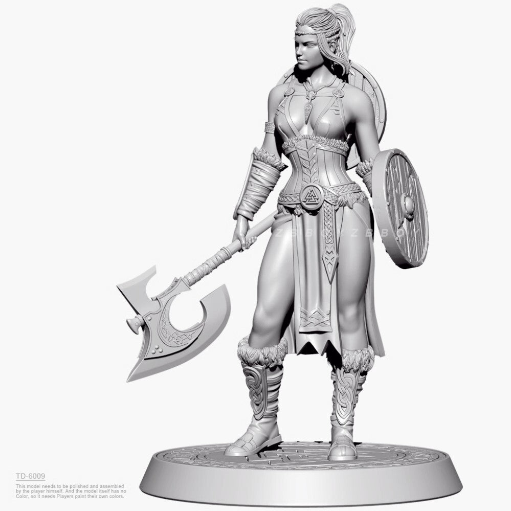 1/35 resin figure model kit Sera Northern Female General Unassembled Unpainted