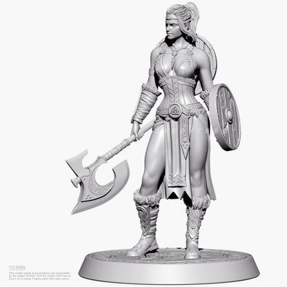 1/35 resin figure model kit Sera Northern Female General Unassembled Unpainted