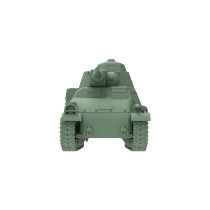 1/200 Military Model Kit France Somua S-35 Medium Tank ARL 2C Turret & 47mm Gun
