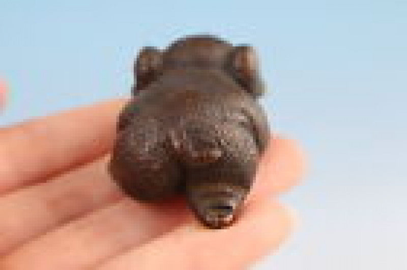 Chinese Lovely Bronze Pig Figure Statue Table Decoration Hand Piece Gift