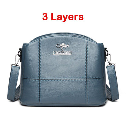 Fashion Leather Handbag Purse Small Crossbody Shoulder Messenger Bag Polyester