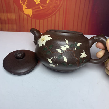 Vintage China Yixing Purple Clay Teapot Zisha Ceremony Fashion Exquisite Teaware