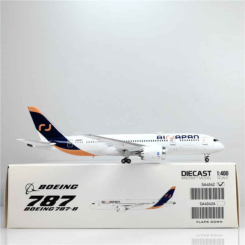 1:400 JC Wings AIRJAPAN BOEING B787-8 Passenger Airplane Diecast Aircraft Model