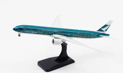 1:400 Aviation CATHAY PACIFIC BOEING 777-300ER Passenger Airplane Diecast Model