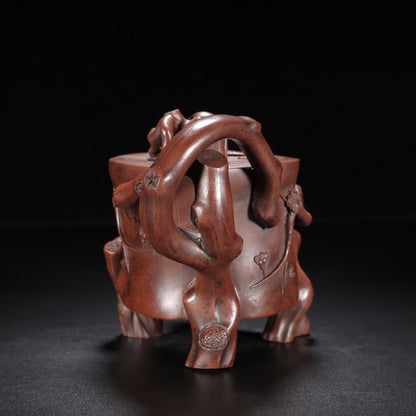 Chinese Yixing Zisha Clay Handmade Exquisite Teapot