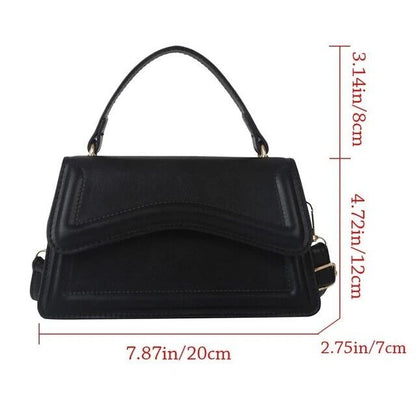 Women's Handbag Crossbody PU Leather High Quality Solid Color Messenger Bag Gift