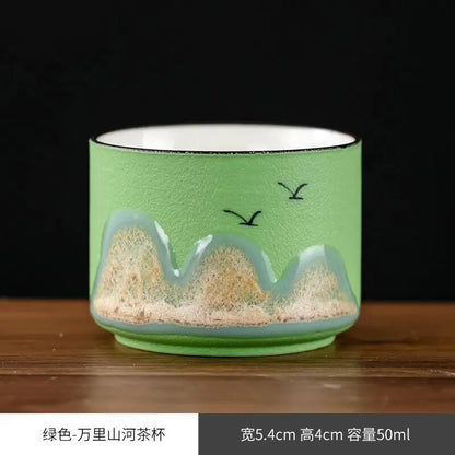 China-Chic Tea Cup Gift Tea Set Single Cup Wine Cup Ceramic Tea Bowl Cup Gift