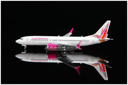 1:400 GeminiJets Caribbean BOEING B737 MAX 8 Airplane Diecast Plane Craft Model
