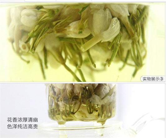 Jasmine Flower Tea Early Spring Premium Organic Blooming Herbal Tea 50g