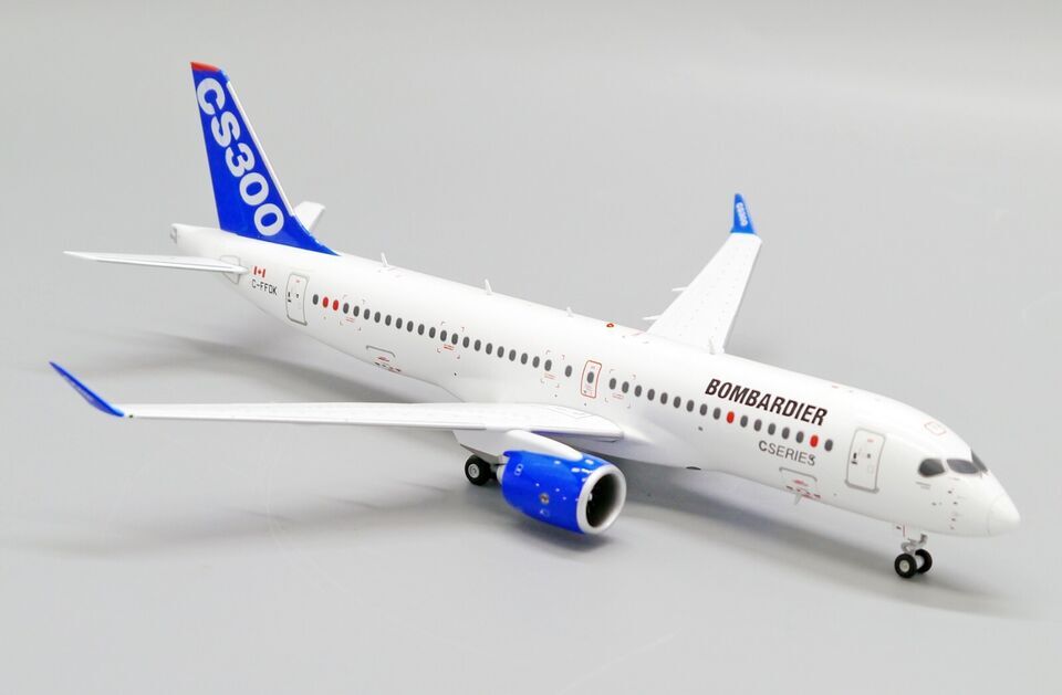 1:200 JC Wings Bombardier CS300 Passenger Airplane Diecast Aircraft Plane Model