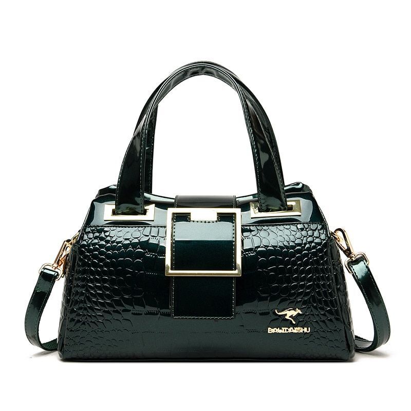 Handbag Crossbody Bags Women Crocodile Pattern Leather Shoulder Bags Casual Bags