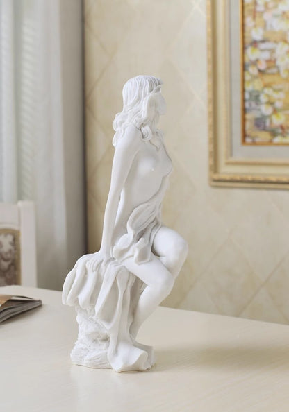12" Beauty Girl Statue Godness Art Model Decor Artwork Home Table Collection