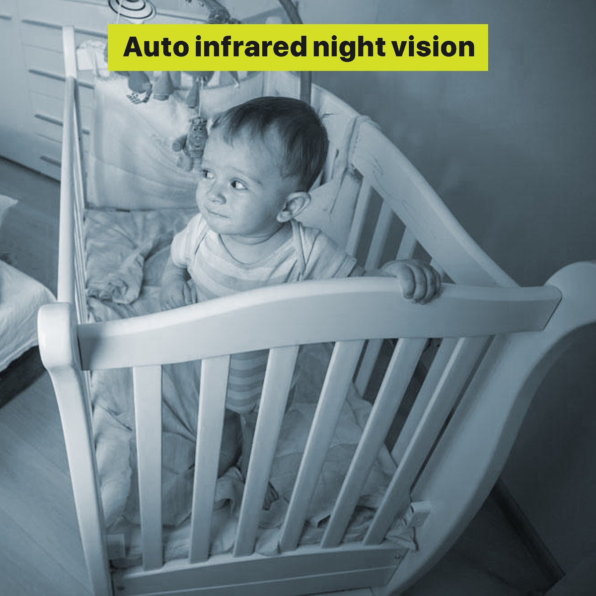 Upgraded Smart WiFi Baby Monitor SM650, 5-inch 720p Display, 1080p Camera