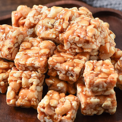 Original Low-Sugar Sesame Peanut Halva Handmade Black Sesame Candy Snack - 500g
