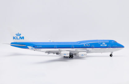 1:200 JC Wings KLM BOEING 747-400 Airplane Flap Down Aviation Tag Diecast Model