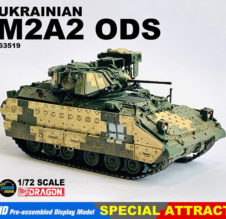 1/72 Scale 63519 Ukraine M2A2 ODS Bradley Infantry Fighting Tank Finished Model