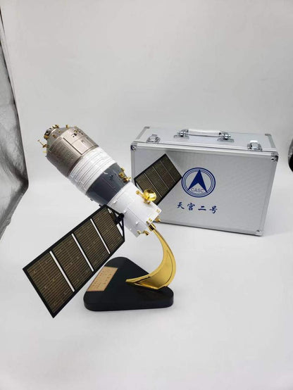 1:45 38CM China Tiangong-2 Space Station Spacecraft Diecast Aerospace Model