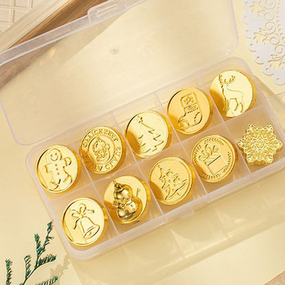 Wax Seal Stamp Head Metal Invitation Greeting Card Wedding Styling Tools 8-24Pcs