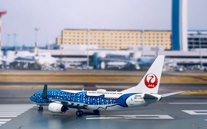 1:400 JC Wings JAL JAPAN TRANSOCEAN AIR B737-800 Passenger Plane Diecast Model