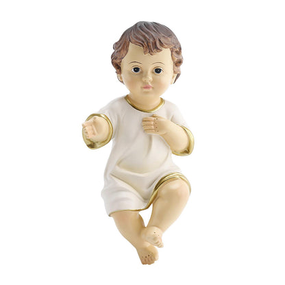 Jesus Baby Figurine Adornment Sculpture Nativity Statue Church Home Decor
