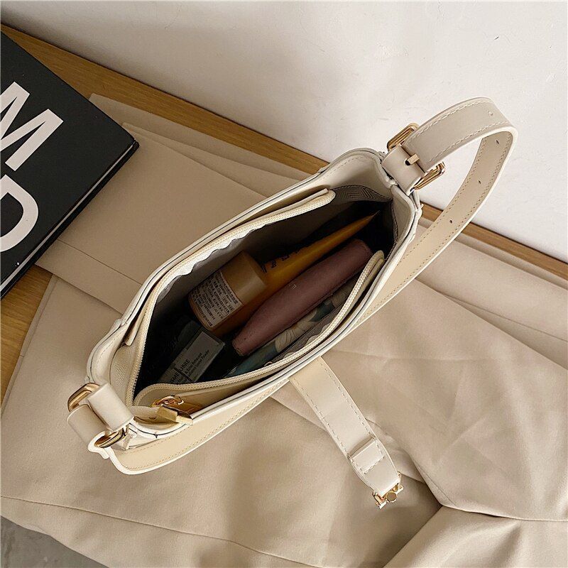 Purse Handbag Leather Shoulder Crossbody Bags Women Fashion Underarm Accessories