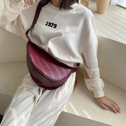 Dumplings Messenger Bag Cloud Crossbody Shoulder Bag Tide Handbag Clutch Purse