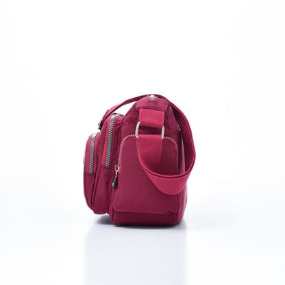Waterproof Nylon Crossbody Bags Travel Message Bag Zipper Pack Shoulder Handbag