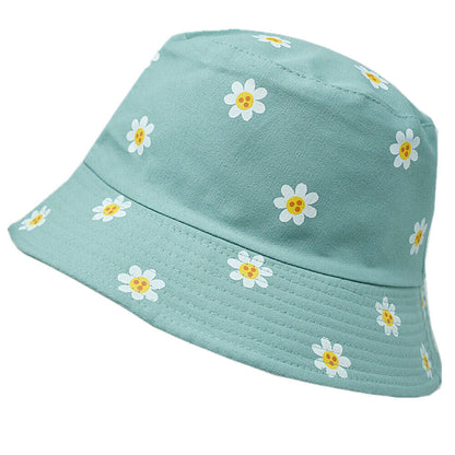 Unisex 100% Cotton Bucket Hat Boonie Hunting Fishing Outdoor Reversible Cap
